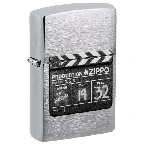 ZIPPO chrom gebuerstet Zippo Production 60006908