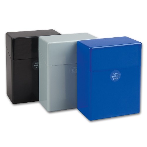 Zigarettenbox Kunststoff COOL XXL 40er farblich sortiert