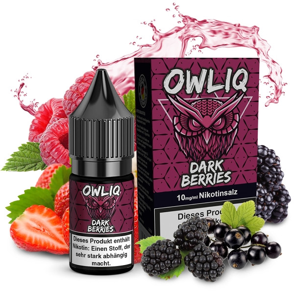 E-Liquid Nikotinsalz OWLIQ Dark Berries 10mg