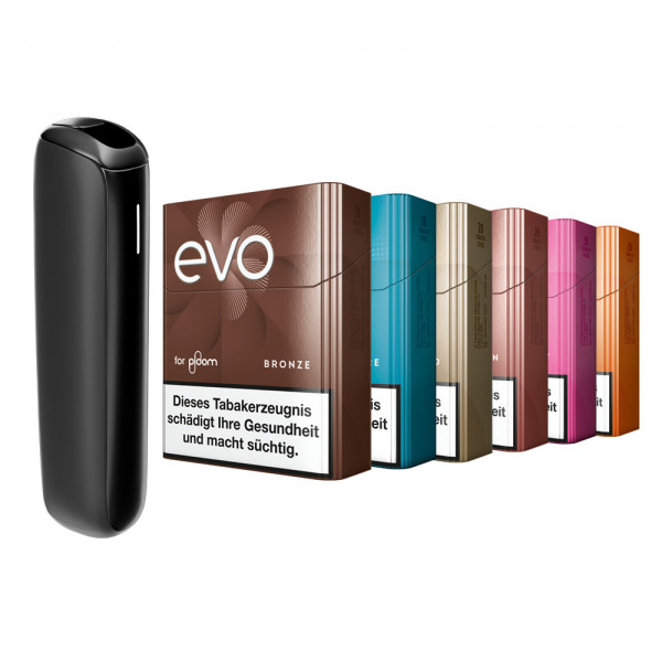 Ploom Aura Jet Black + 6 gratis EVO Sticks