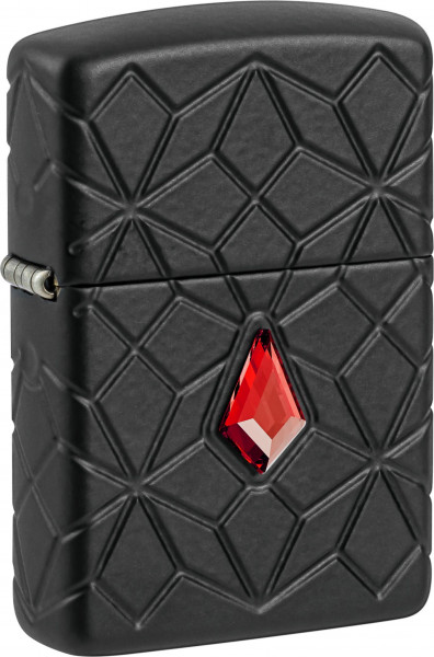 ZIPPO schwarz Armor Case Crystal "Diamond Pattern" 60007452