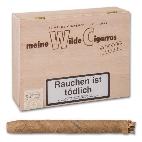 MEINE WILDE Cigarros Sumatra 50 Zigarren
