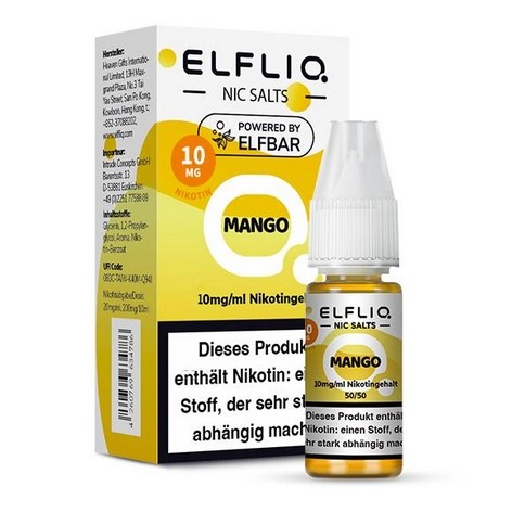 E-Liquid Nikotinsalz ELFBAR Elfliq Mango 10mg