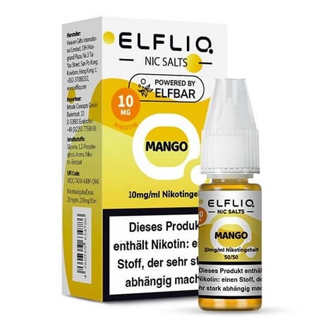 E-Liquid Nikotinsalz ELFBAR Elfliq Mango 10mg