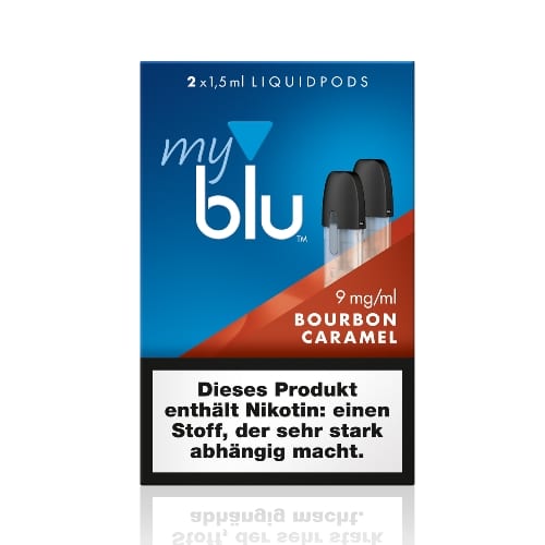 myblu Bourbon Caramel 2 x LIQUIDPOD mit 9 mg Nikotin