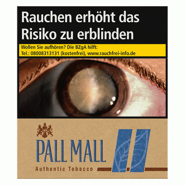 Pall Mall Zigaretten Authentic Blue 10 € (8x27)