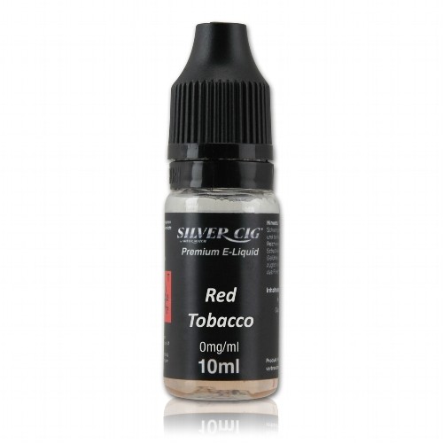 E-Liquid SilverCig Red Tobacco nikotinfrei Flasche 10 ml
