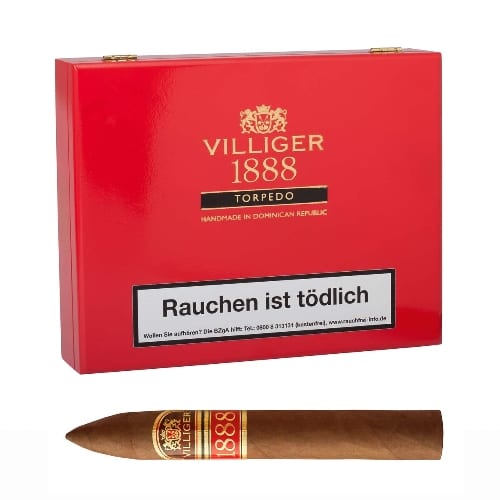 VILLIGER 1888 Torpedo 20 Zigarren