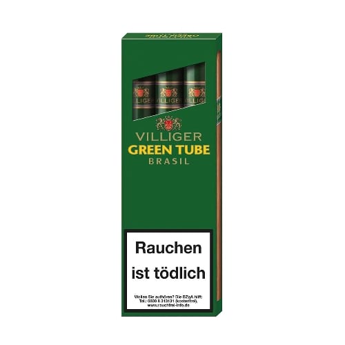 Villiger Green Tube Brasil 3 Zigarren