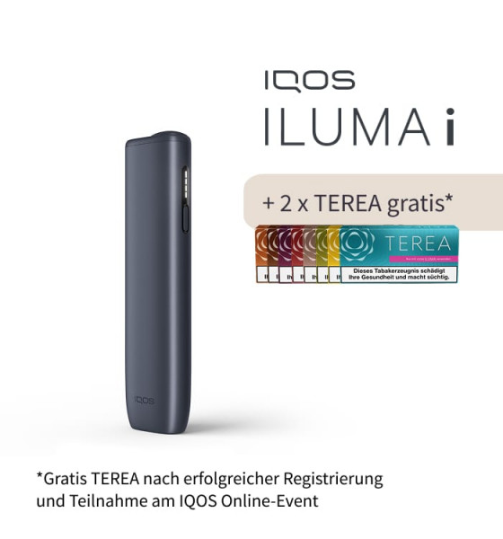 IQOS ILUMA i ONE Midnight Black + Gratis TEREA Sticks bei Registrierung