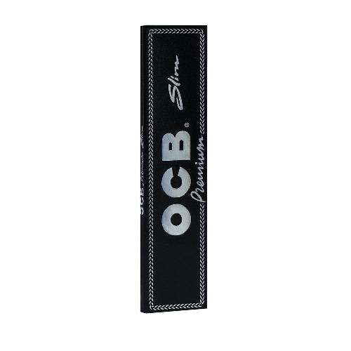 Zigarettenpapier OCB Schwarz Premium Slim Extra Long 1 Heftchen à 32 Blättchen