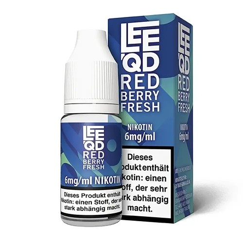 E-Liquid LEEQD Fresh Red Berry 6mg 50 PG / 50 VG
