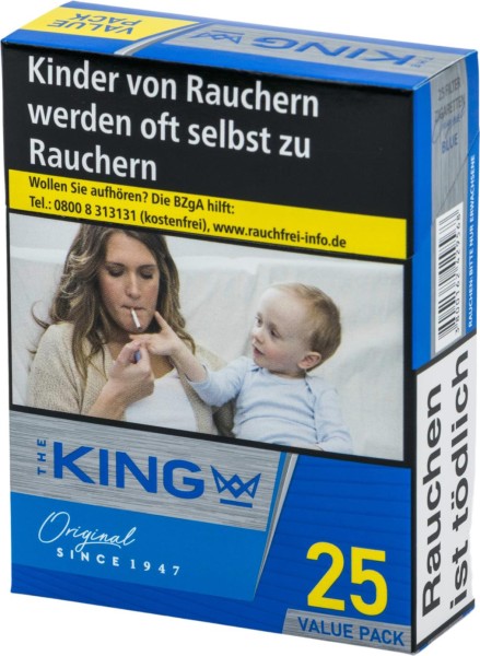 The KING Zigaretten Value Blue Big (8x25)
