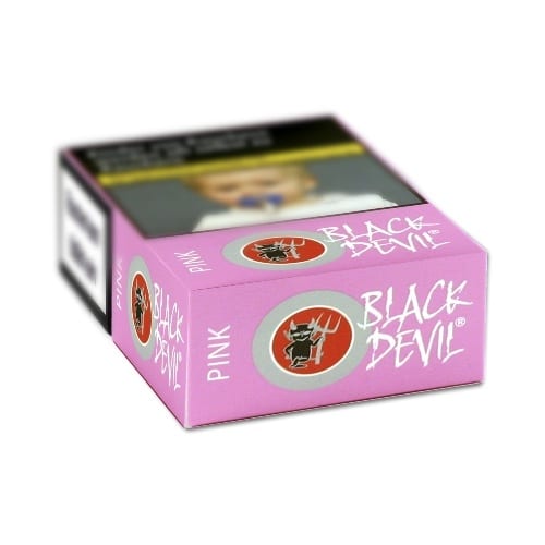 Black Devil Pink Zigaretten Langfilter 10x20 Tabak Borse24 De
