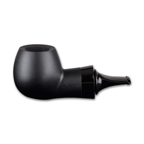 Pfeife Al Pasciá Curvy Apple No.2 aus Bruyèreholz Acryl in schwarz matt