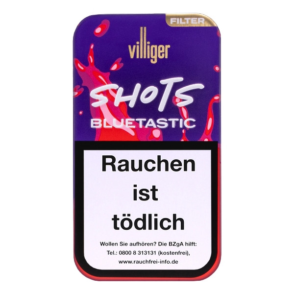VILLIGER SHOTS BLUETASTIC 10 Zigarillos