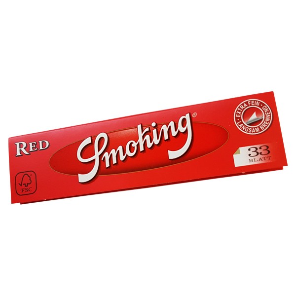 Smoking Red King Size 33 Zigarettenpapiere