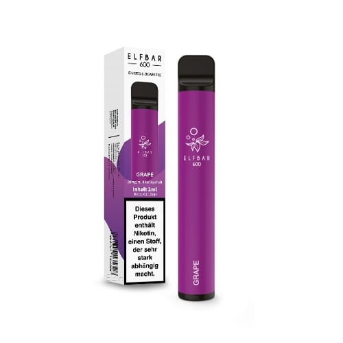 ELFBAR 600 GRAPE 20mg bis zu 600 Puffs