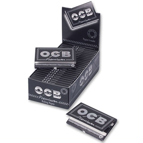 Zigarettenpapier OCB Schwarz Premium Kurz 1 Heftchen a 100 Blättchen