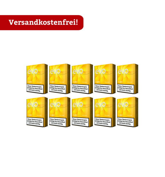 10 Schachteln EVO Yellow