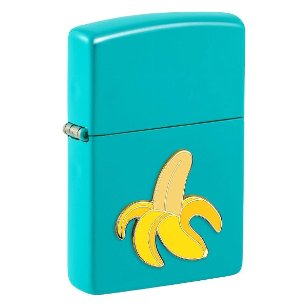 ZIPPO flat turquoise Foodie Banana 2008118