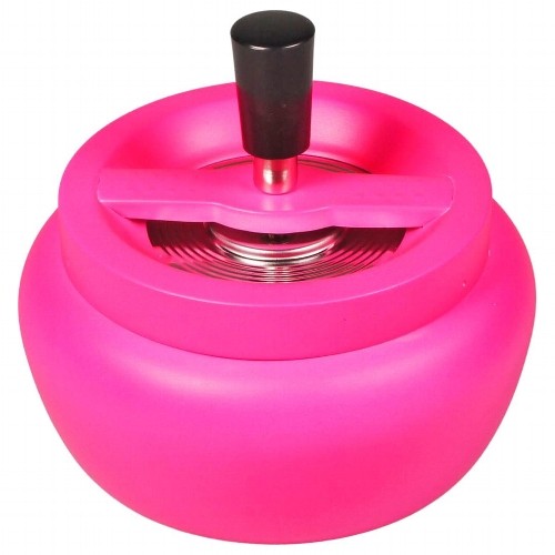 Schleuderascher Metall neon pink matt Durchmesser 13cm