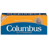 250 Stück Columbus King Size Zigarettenhülsen 250 Stück Columbus King Size Zigarettenhülsen
