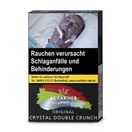 AL FAKHER Crystal Double Crunch (Doppelapfel, Ice)