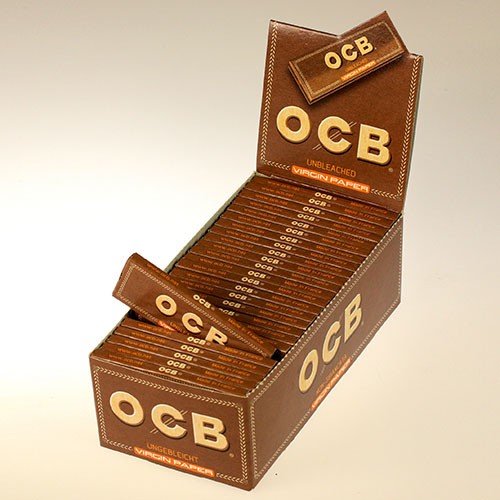 Zigarettenpapier OCB Unbleached Virgin 1 Heftchen a 50 Blättchen