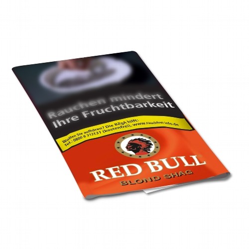 POUCH Zigarettentabak Red Bull Blond Shag 40 Gramm