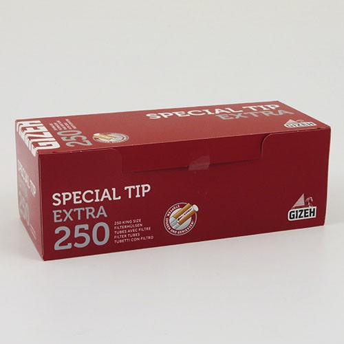 Zigarettenhülsen Special Tip > E X T R A < 250 Stück