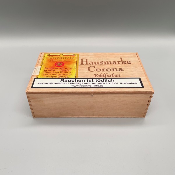 Hausmarke Corona Fehlfarben Brasil 50 Zigarren