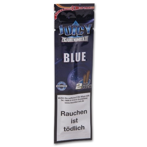 JUICY Zigarrenumblatt Blue (Black & Blueberry)