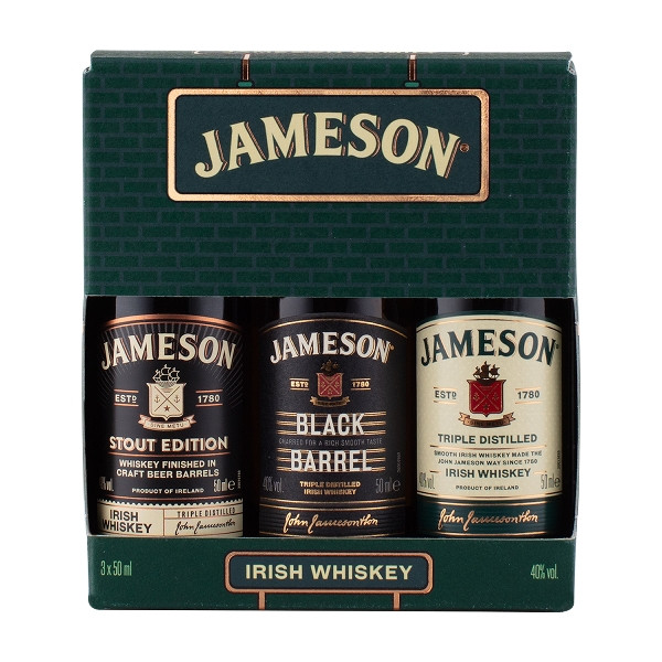 Whiskey JAMESON 40% Vol. 3x50ml