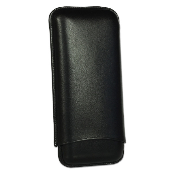 Cigarrenetui Leder 3er MARTIN WESS Corona schwarz