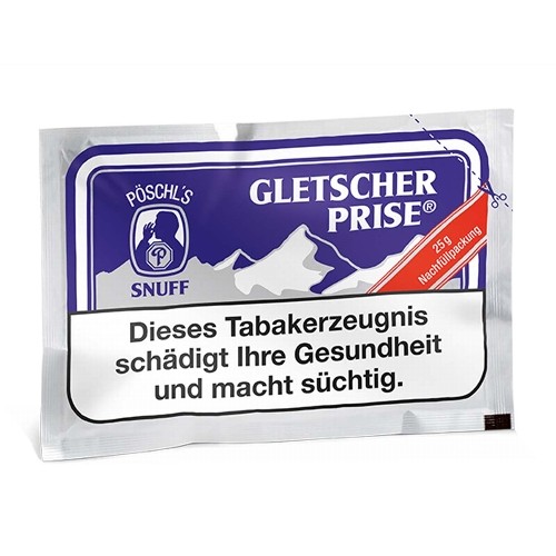 Gletscher Prise Snuff Schnupftabak Beutel 25 Gramm