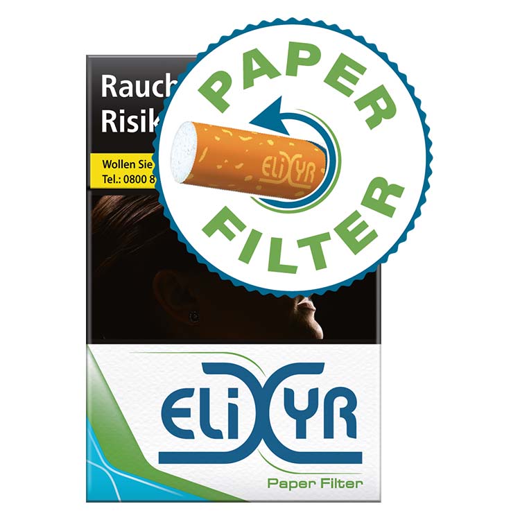 Elixyr+ Menthol Zigaretten Filter (100 Stück)