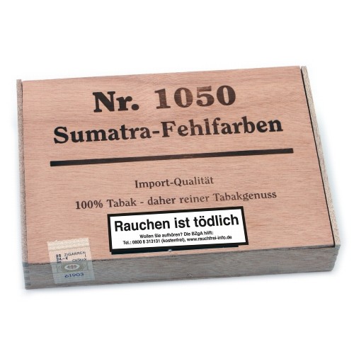 Fehlfarben Nr.1050 Sumatra 25 Zigarren