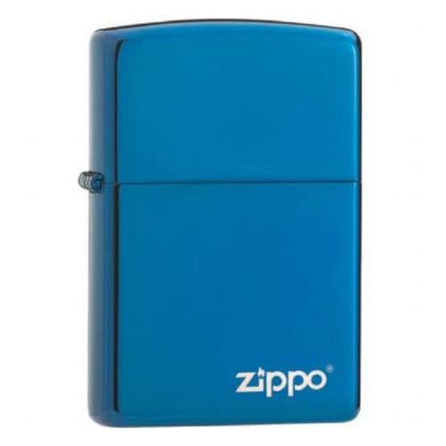 ZIPPO high polish blue Zippo Logo 60001579