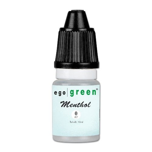 E-Liquid egogreen Menthol nikotinfrei Flasche 10 ml