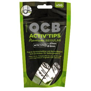 OCB Activ'Tips Premium Regular 8mm
