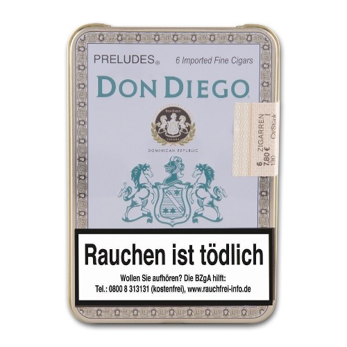 Don Diego Preludes 6 Zigarren