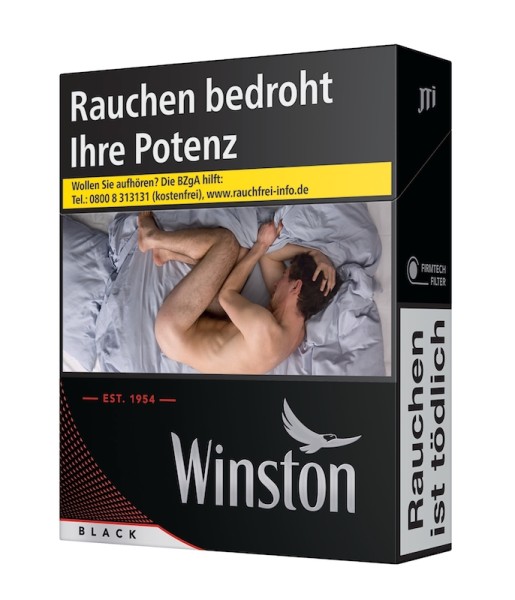 WINSTON Zigaretten Black L (10x20)
