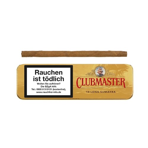 Clubmaster Long Sumatra 10 Zigarillos