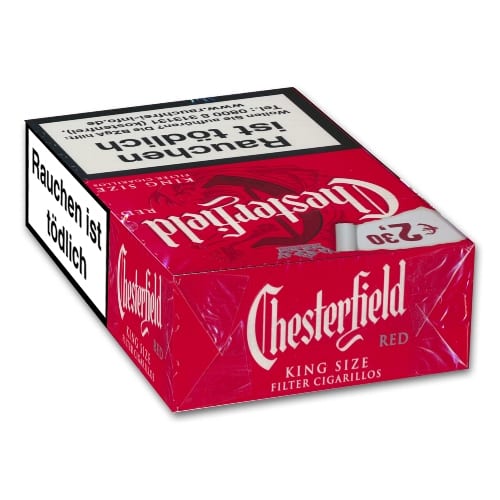 Chesterfield Red Naturdeckblatt 17 Filterzigarillos