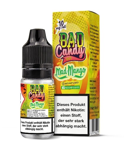 E-Liquid Nikotinsalz BAD CANDY Mad Mango 10 mg