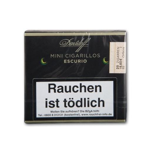 Davidoff Mini Escurio 20 Zigarillos