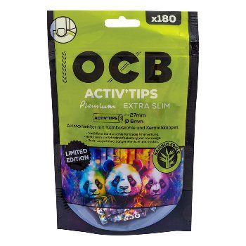 OCB Activ'Tips Extra Slim Bamboo 6mm Limited Edition 180 Filter