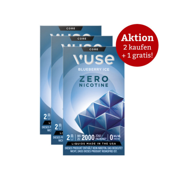 VUSE Pro Pods Blueberry ICE 0mg – Aktion: 2 x kaufen, 3 erhalten