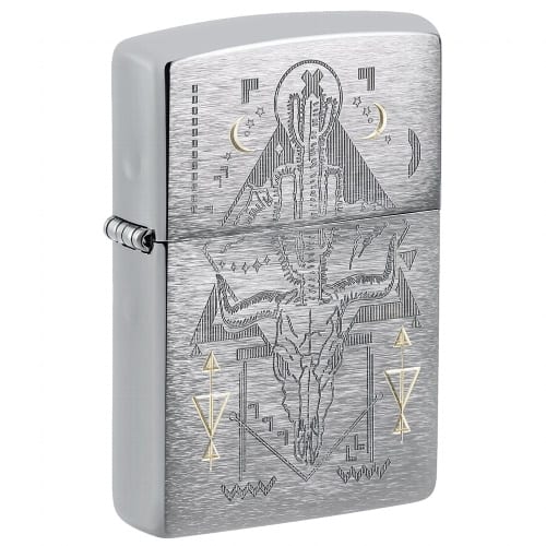 ZIPPO chrom gebuerstet Treasure Bond Auto 60006802